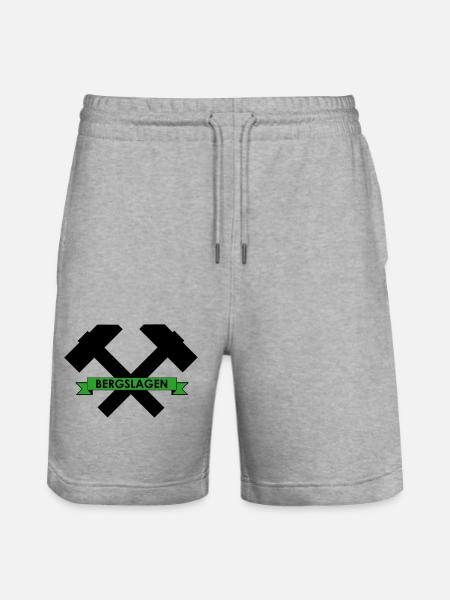 Bergslagen - Stanley/Stella Trainer Unisex Organic Jogging Shorts - heather grey