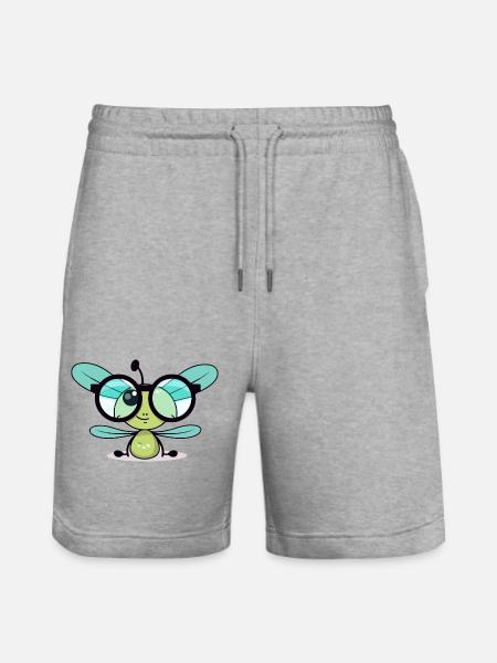 Dolli libbelule - Stanley/Stella Trainer Unisex Organic Jogging Shorts - heather grey