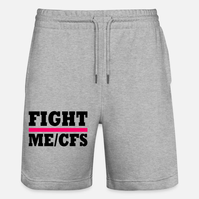 Me/cfs - fight me/cfs - Short de jogging bio TRAINER Stanley/Stella unisexe - gris chiné