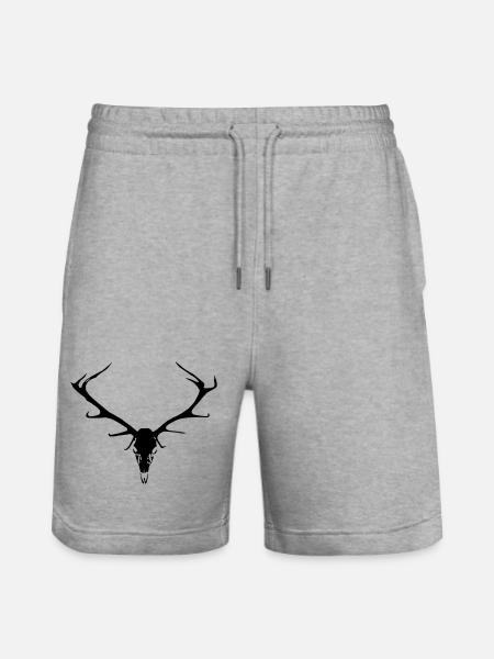 Cerf6 - Short de jogging bio TRAINER Stanley/Stella unisexe - gris chiné