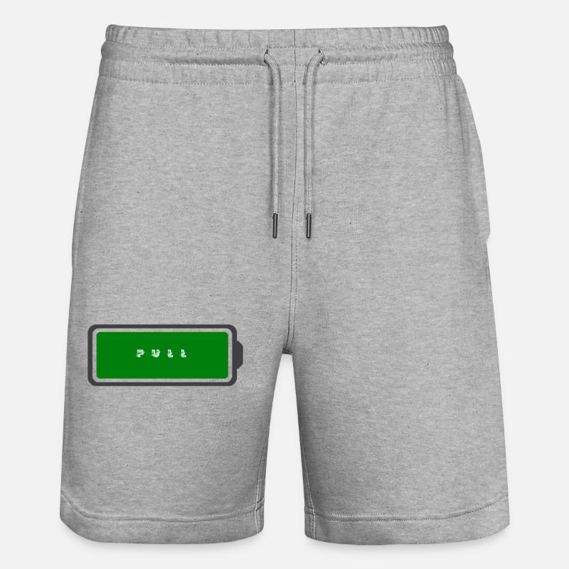 FULL - Short de jogging bio TRAINER Stanley/Stella unisexe - gris chiné