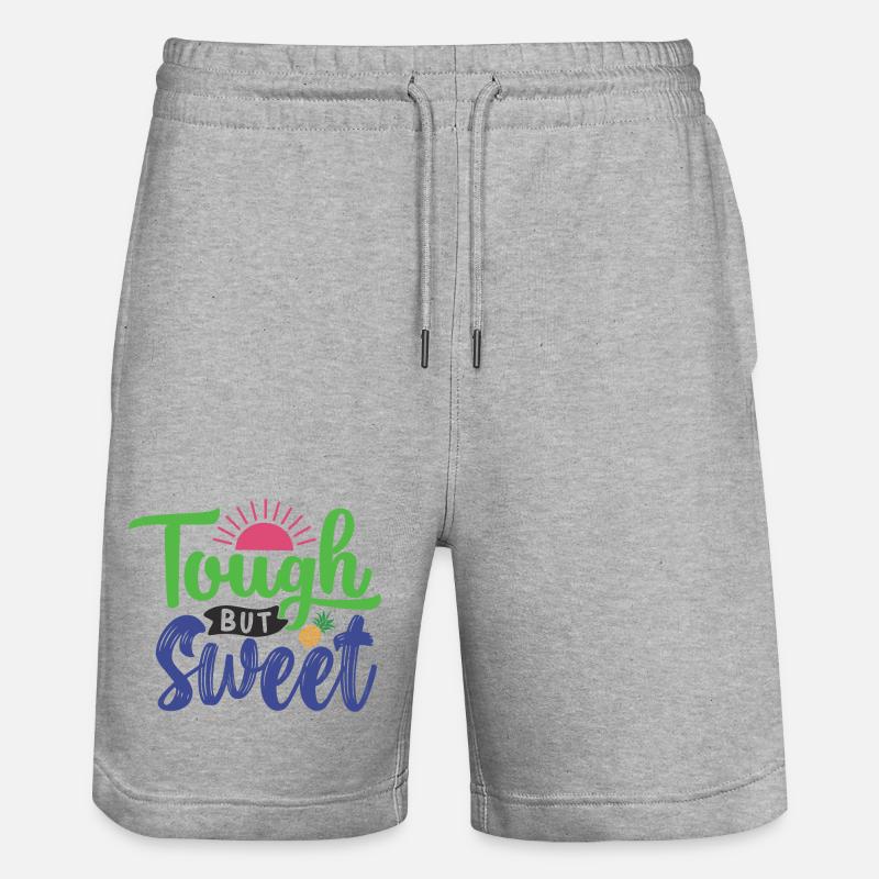 Dur mais doux - Short de jogging bio TRAINER Stanley/Stella unisexe - gris chiné