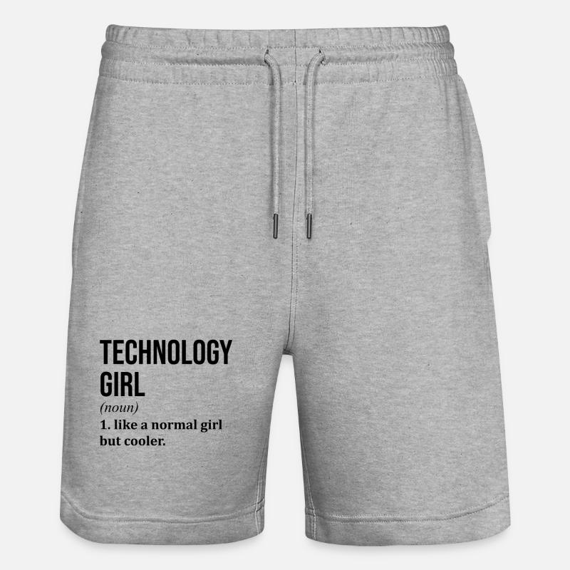 Technologie - Short de jogging bio TRAINER Stanley/Stella unisexe - gris chiné