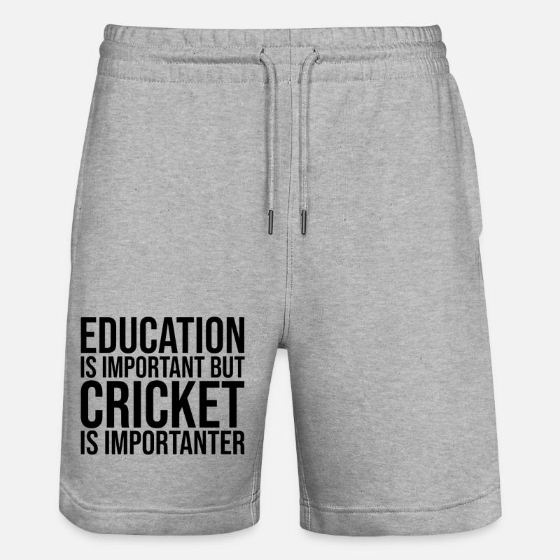 grillon - Short de jogging bio TRAINER Stanley/Stella unisexe - gris chiné