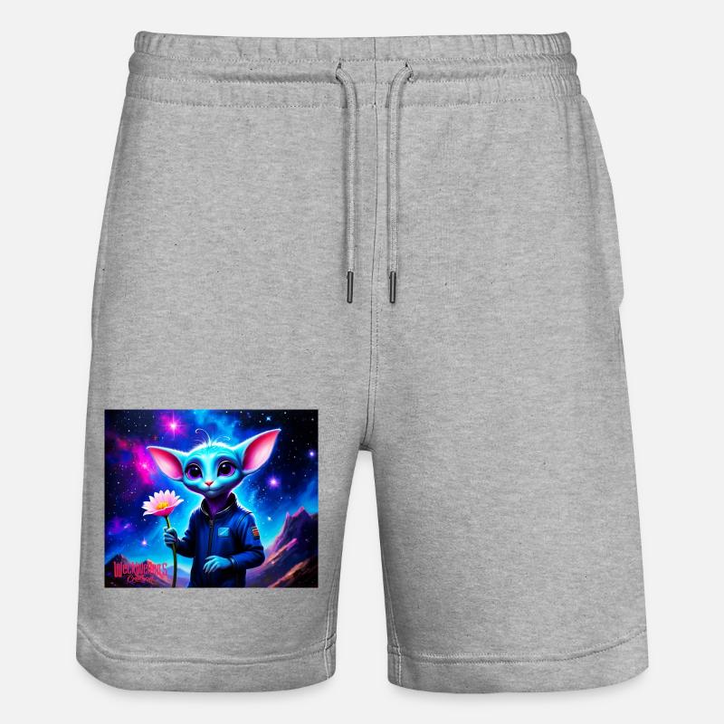 Souris bancale - Short de jogging bio TRAINER Stanley/Stella unisexe - gris chiné