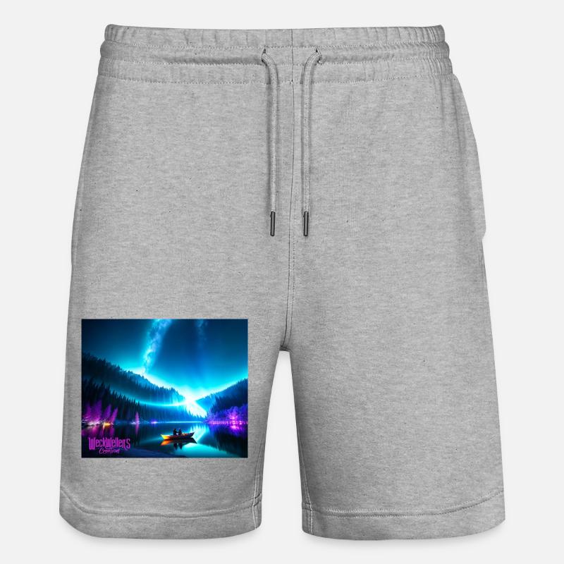 La nature à l’état pur - Short de jogging bio TRAINER Stanley/Stella unisexe - gris chiné