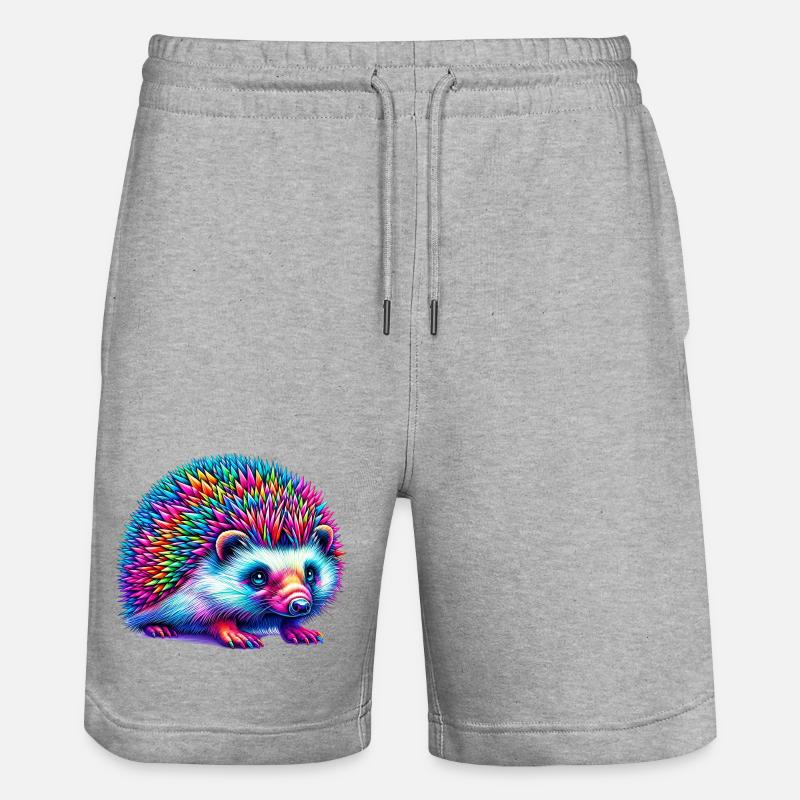 Hérisson - Short de jogging bio TRAINER Stanley/Stella unisexe - gris chiné