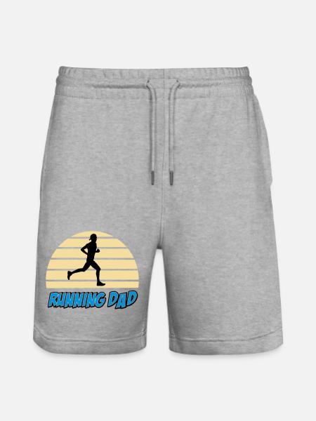 Running dad - Short de jogging bio TRAINER Stanley/Stella unisexe - gris chiné