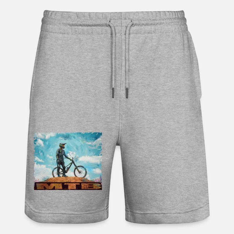 VTT - Short de jogging bio TRAINER Stanley/Stella unisexe - gris chiné