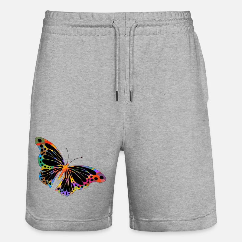papillon - Short de jogging bio TRAINER Stanley/Stella unisexe - gris chiné