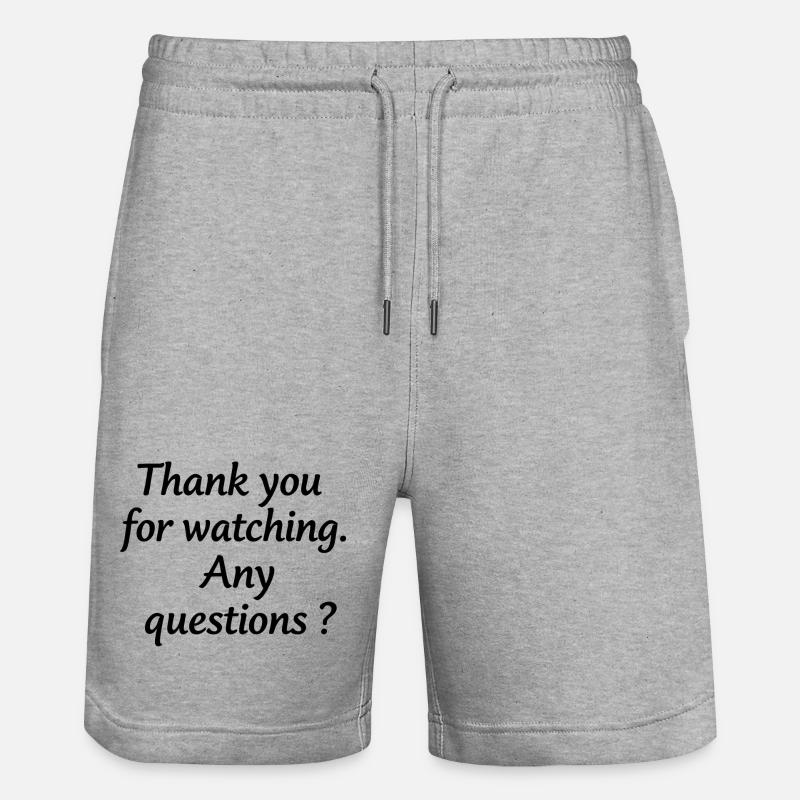Merci d’avoir regardé – des questions ? - Short de jogging bio TRAINER Stanley/Stella unisexe - gris chiné