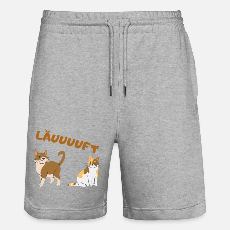 Chat - Short de jogging bio TRAINER Stanley/Stella unisexe - gris chiné