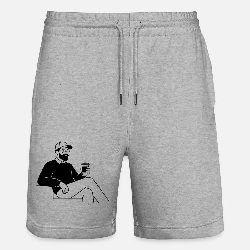 hipster - Short de jogging bio TRAINER Stanley/Stella unisexe - gris chiné