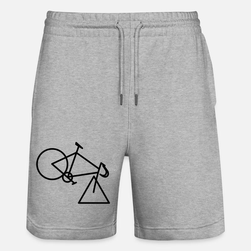 Dreirad - Stanley/Stella Unisex Bio Joggingshorts Trainer  - Grau meliert