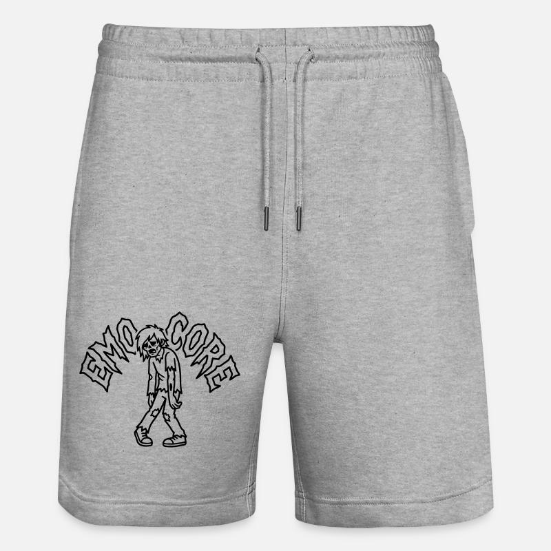 emocore - Short de jogging bio TRAINER Stanley/Stella unisexe - gris chiné