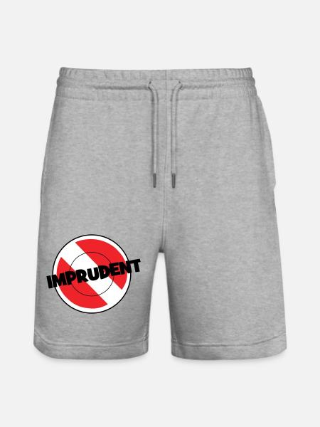 Imprudent - Short de jogging bio TRAINER Stanley/Stella unisexe - gris chiné