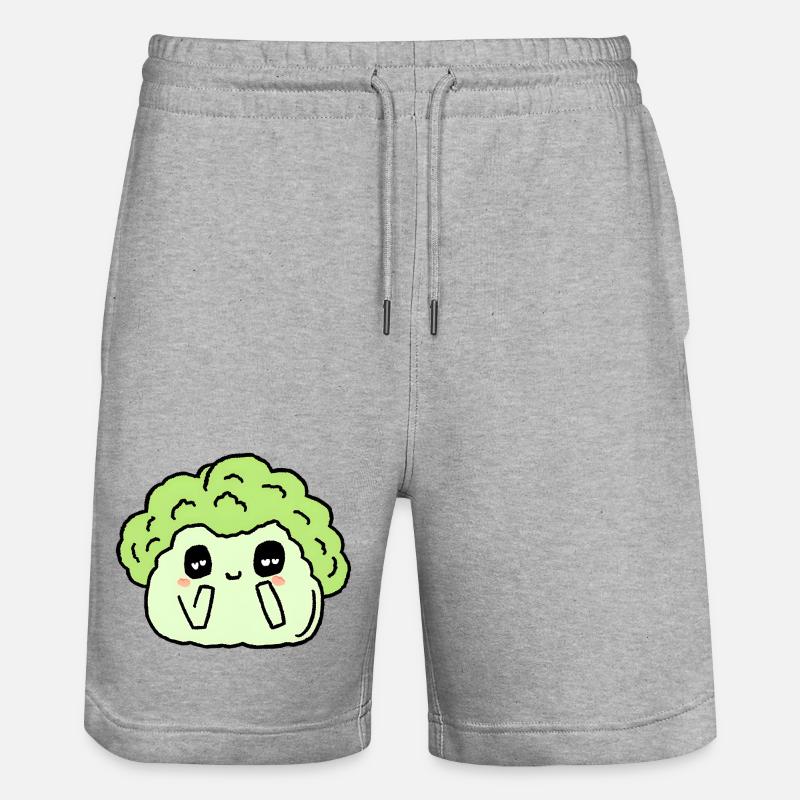 Brocoli - Short de jogging bio TRAINER Stanley/Stella unisexe - gris chiné