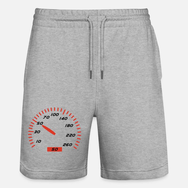 Anniversaire - 50e - Short de jogging bio TRAINER Stanley/Stella unisexe - gris chiné