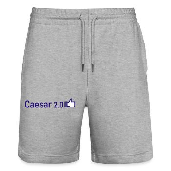 Caesar 2 0 - Stanley/Stella Unisex Bio Joggingshorts Trainer  - Grau meliert - Vorne - Nik (191cm) & Marisol (170cm)