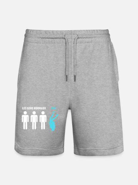 Plongée Cadeau Plongeur - Short de jogging bio TRAINER Stanley/Stella unisexe - gris chiné