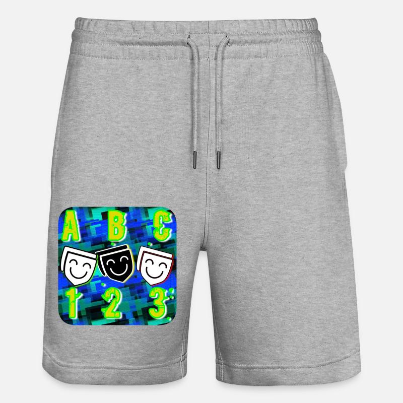 ABC_123 - Stanley/Stella Unisex Bio Joggingshorts Trainer  - Grau meliert
