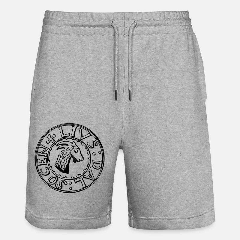 Ljusdal - Short de jogging bio TRAINER Stanley/Stella unisexe - gris chiné