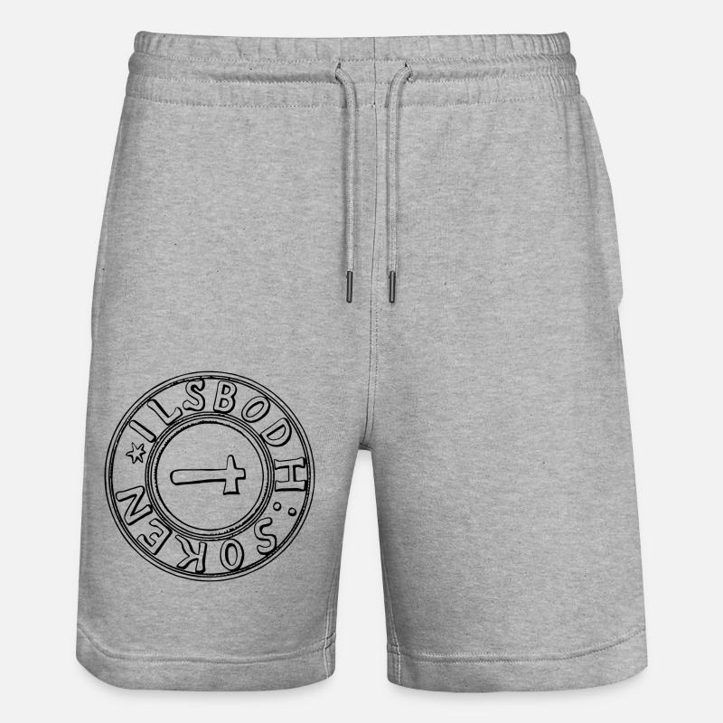 Ilsbo - Short de jogging bio TRAINER Stanley/Stella unisexe - gris chiné
