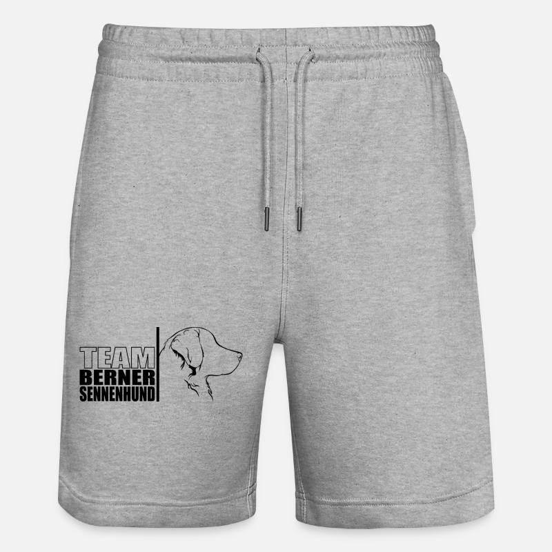ÉQUIPE Bouvier Bernois Chien Wilsigns - Short de jogging bio TRAINER Stanley/Stella unisexe - gris chiné