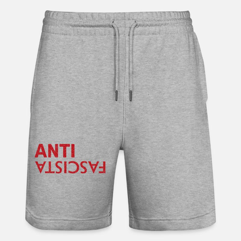 Anti-fasciite - Short de jogging bio TRAINER Stanley/Stella unisexe - gris chiné