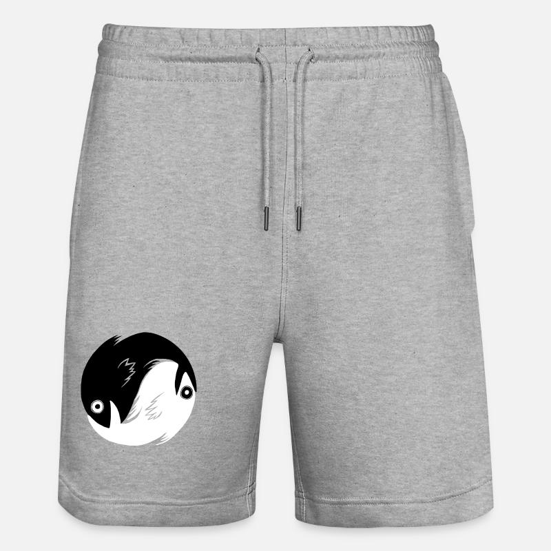 Poisson Ying-Yang - Short de jogging bio TRAINER Stanley/Stella unisexe - gris chiné