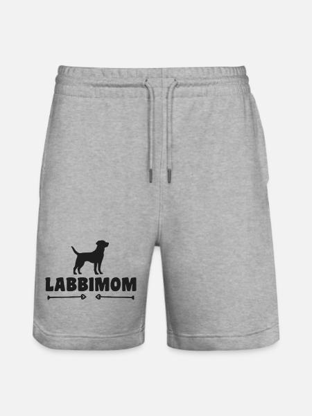 Labrador - Stanley/Stella Unisex Bio Joggingshorts Trainer  - Grau meliert