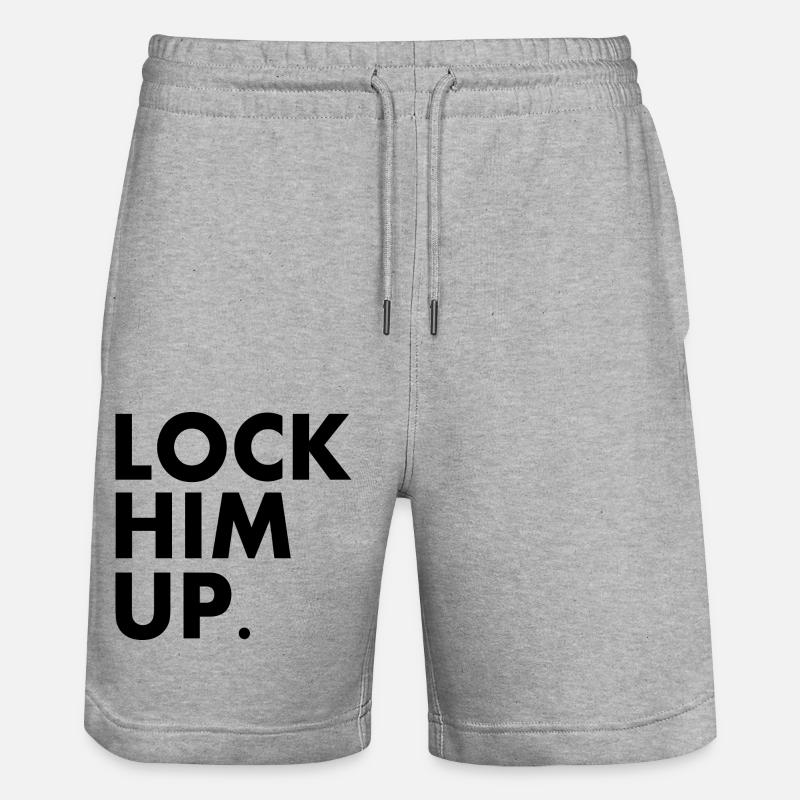 Lock him up - Short de jogging bio TRAINER Stanley/Stella unisexe - gris chiné