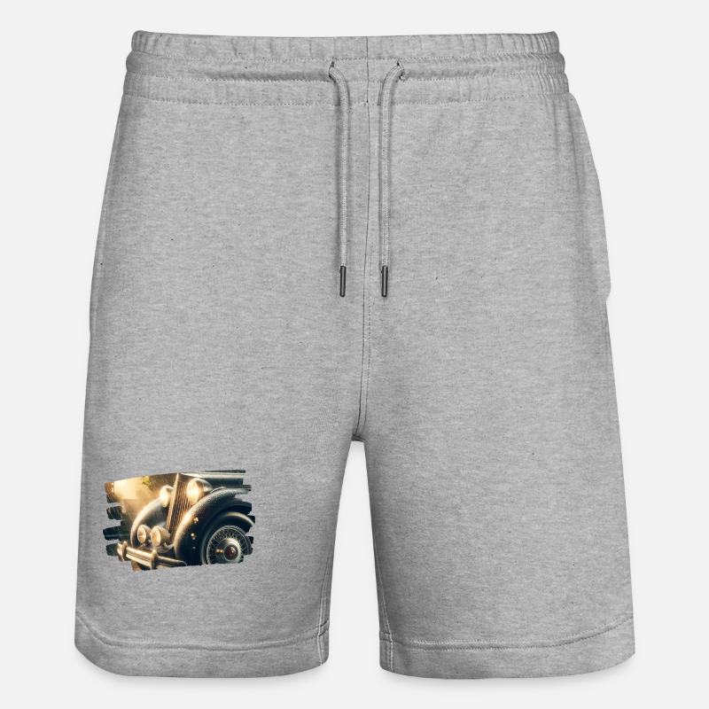 Packard classique sous la pluie - Short de jogging bio TRAINER Stanley/Stella unisexe - gris chiné