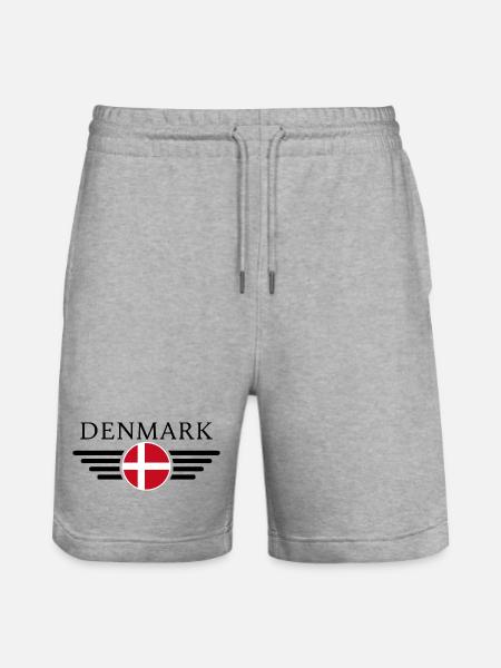 Denmark Hygge T-Shirt - Stanley/Stella Trainer Unisex Organic Jogging Shorts - heather grey