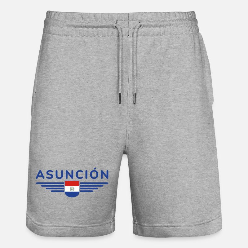 Asunción Souvenir T-Shirt - Short de jogging bio TRAINER Stanley/Stella unisexe - gris chiné