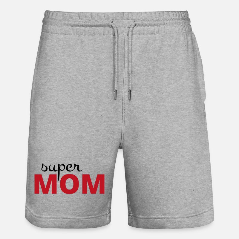 Super maman - Short de jogging bio TRAINER Stanley/Stella unisexe - gris chiné