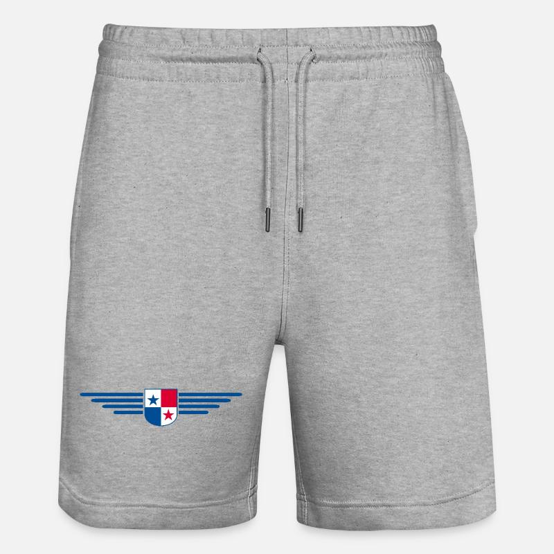 Conception du t-shirt Panama - Short de jogging bio TRAINER Stanley/Stella unisexe - gris chiné
