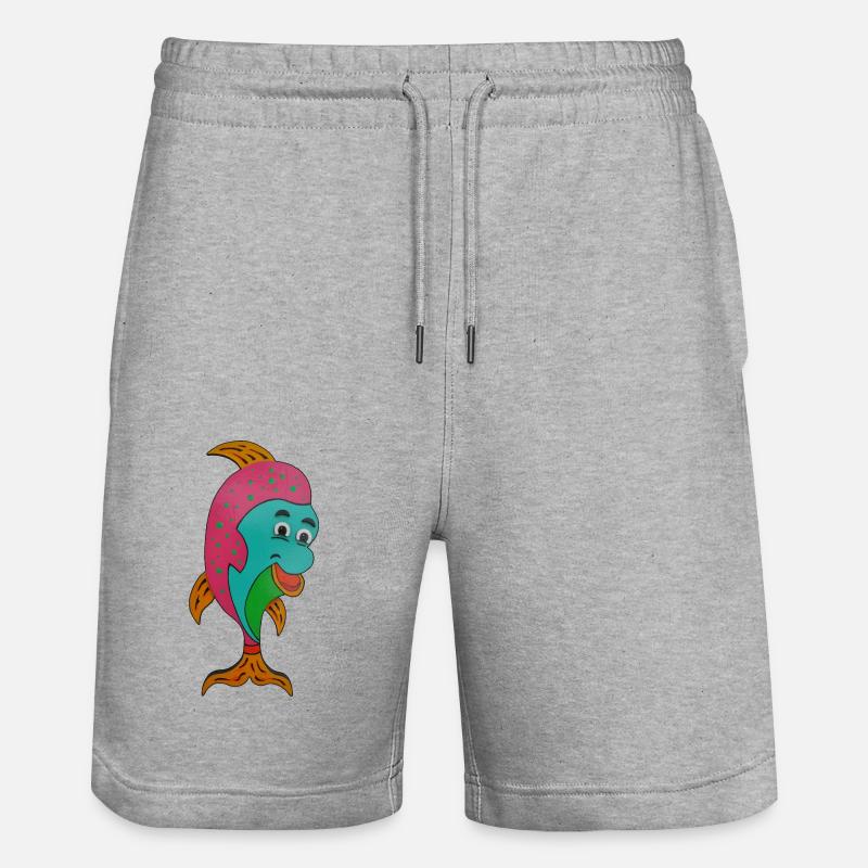 Nemo - Short de jogging bio TRAINER Stanley/Stella unisexe - gris chiné