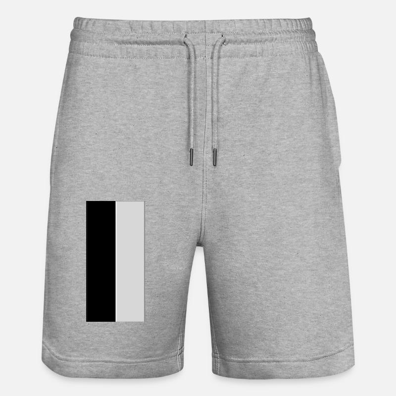 Couleurs Noir & Blanc - Short de jogging bio TRAINER Stanley/Stella unisexe - gris chiné