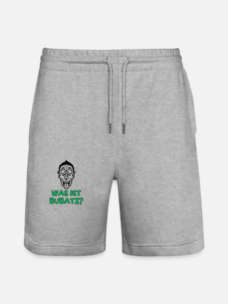What is Bubatz ... ? (Rambo Zambo) - Stanley/Stella Trainer Unisex Organic Jogging Shorts - heather grey