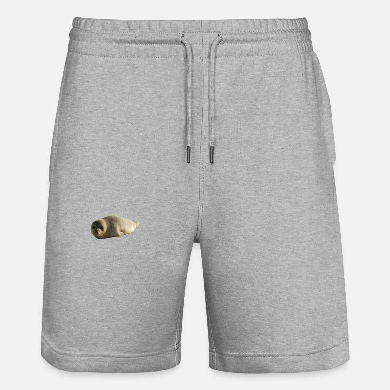 Heuler - Stanley/Stella Unisex Bio Joggingshorts Trainer  - Grau meliert