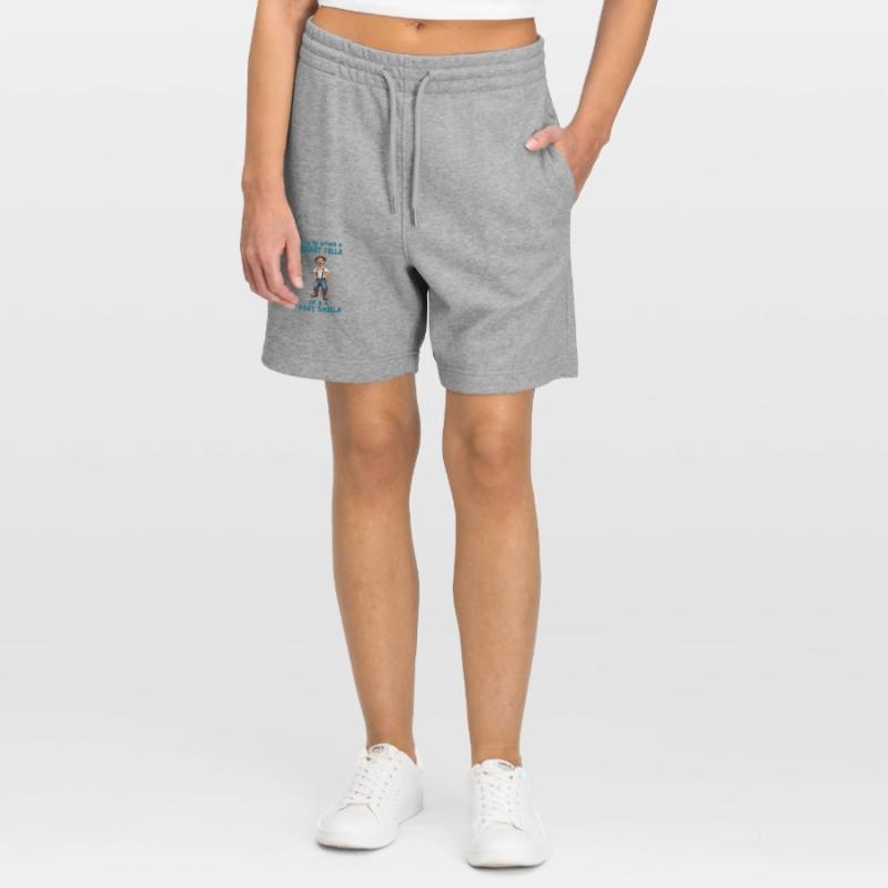 Du bist entweder ein schlauer Kerl oder ein Furzgeruch Stanley/Stella Unisex Bio Joggingshorts Trainer 