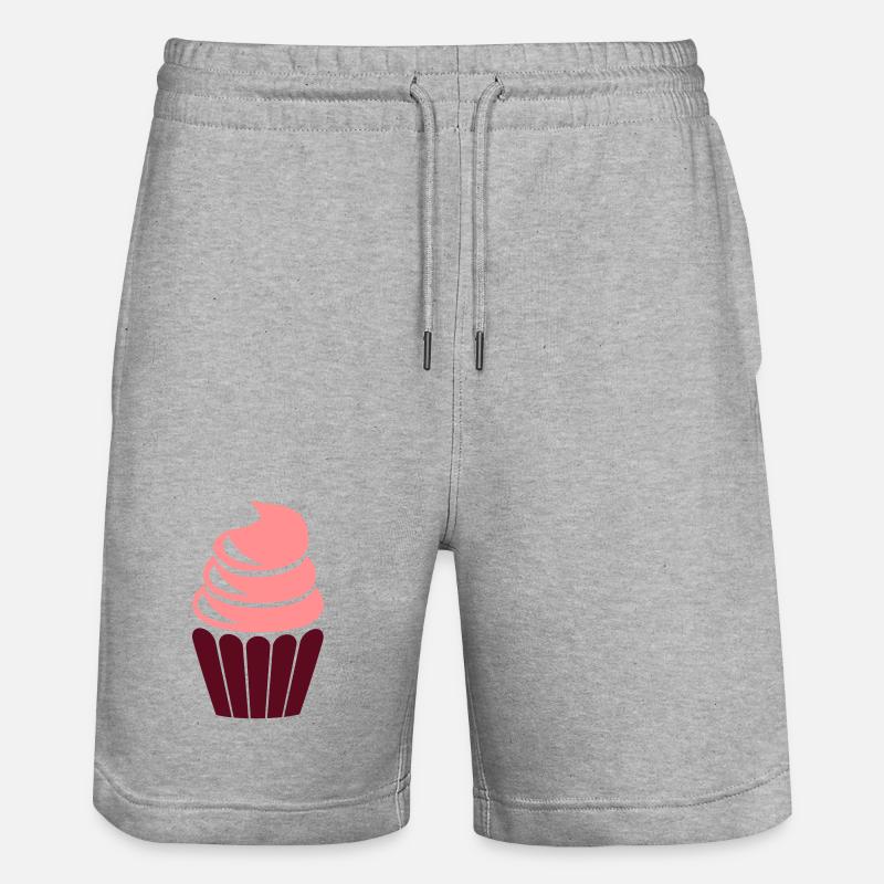 cupcake - Short de jogging bio TRAINER Stanley/Stella unisexe - gris chiné
