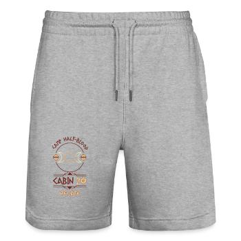 Cabin #20 in Camp Half Blood, Child of Hecate - Stanley/Stella Trainer Unisex Organic Jogging Shorts - heather grey - Front - Nik (191cm) & Marisol (170cm)