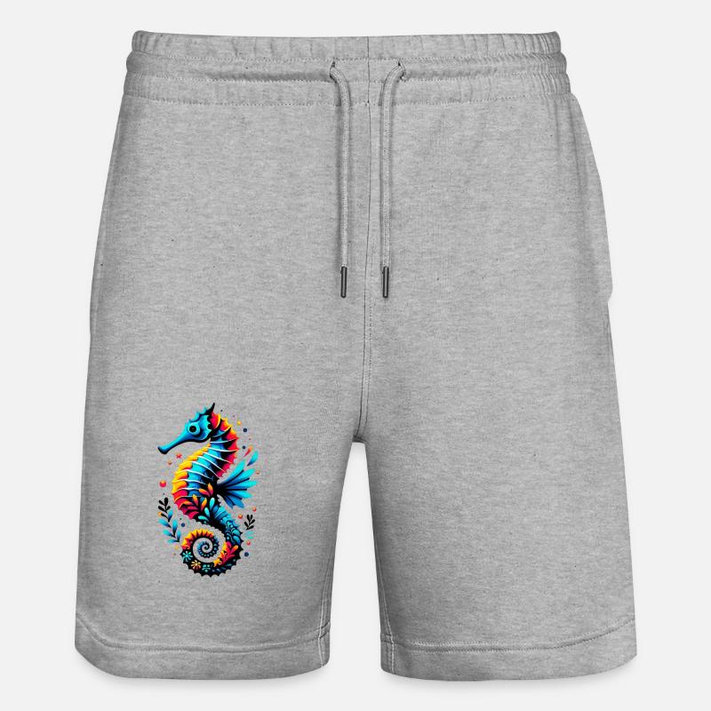 Hippocampe - Short de jogging bio TRAINER Stanley/Stella unisexe - gris chiné