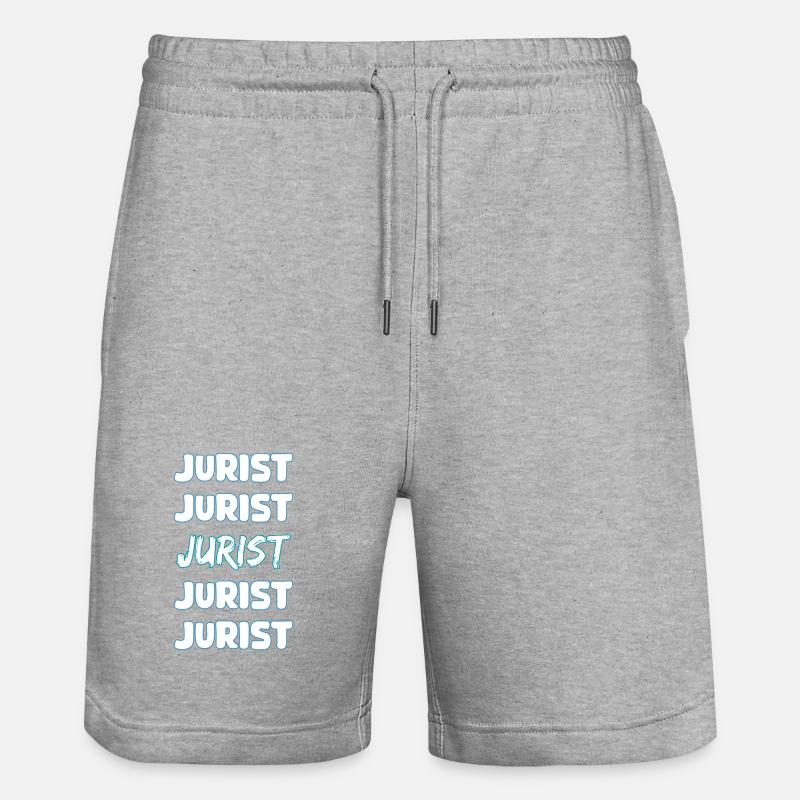 Avocat en tant que profession - Short de jogging bio TRAINER Stanley/Stella unisexe - gris chiné