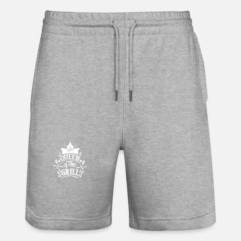 Reine du grill - Short de jogging bio TRAINER Stanley/Stella unisexe - gris chiné