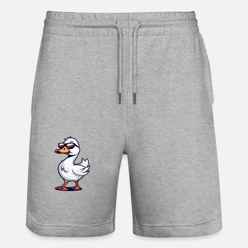 Oie - Short de jogging bio TRAINER Stanley/Stella unisexe - gris chiné