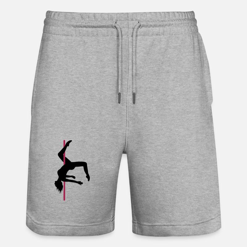 Pole Dance Scorpion - Short de jogging bio TRAINER Stanley/Stella unisexe - gris chiné