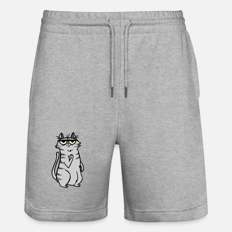 Chat Chats - Short de jogging bio TRAINER Stanley/Stella unisexe - gris chiné